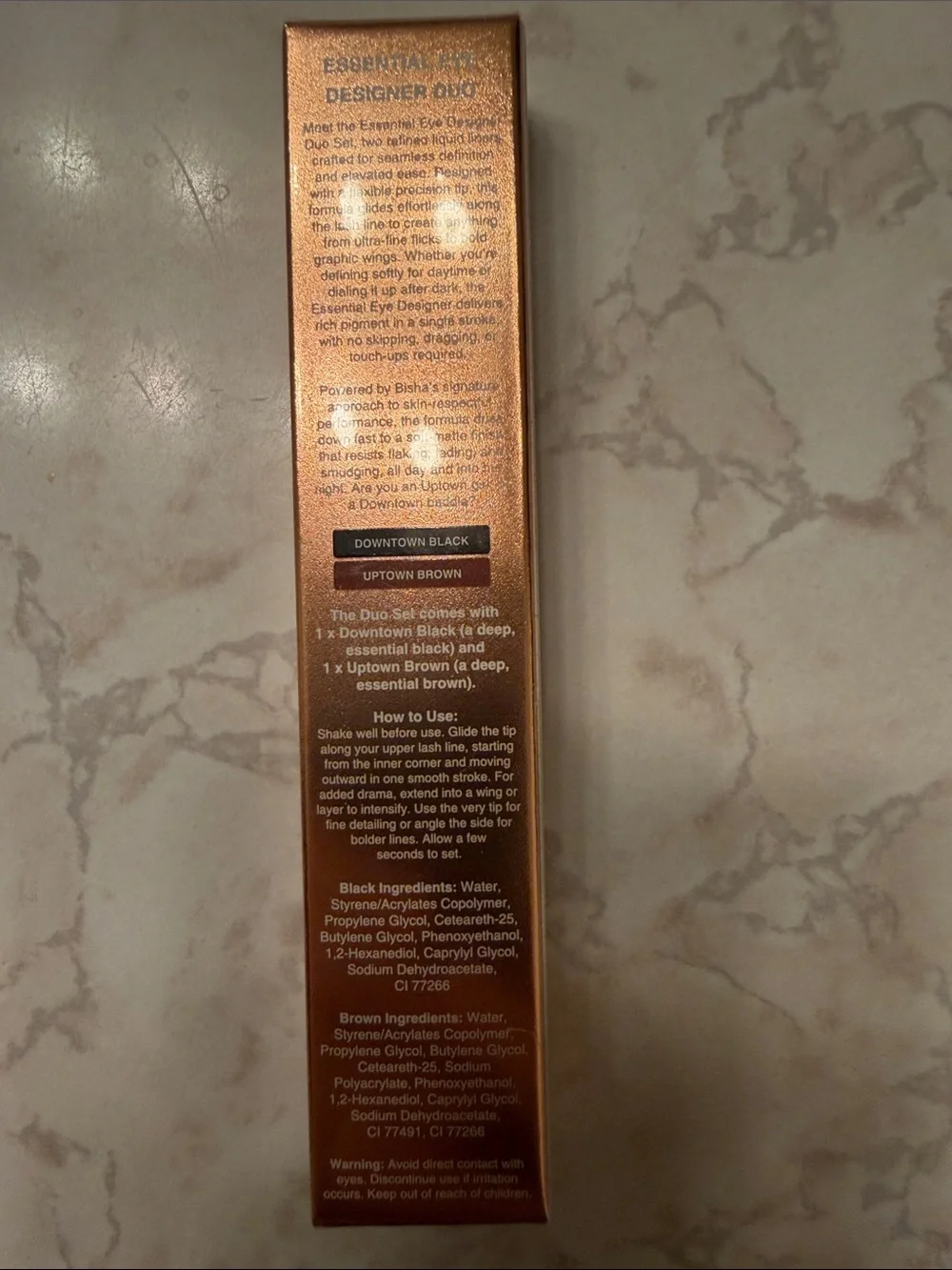 Bisha Essential Eye Designer Duo — Downtown Black & Uptown Brown